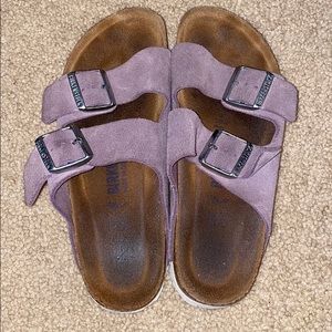 PURPLE BIRKENSTOCKS